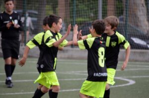 El equipo Benjamín B del CF Reino de Granada